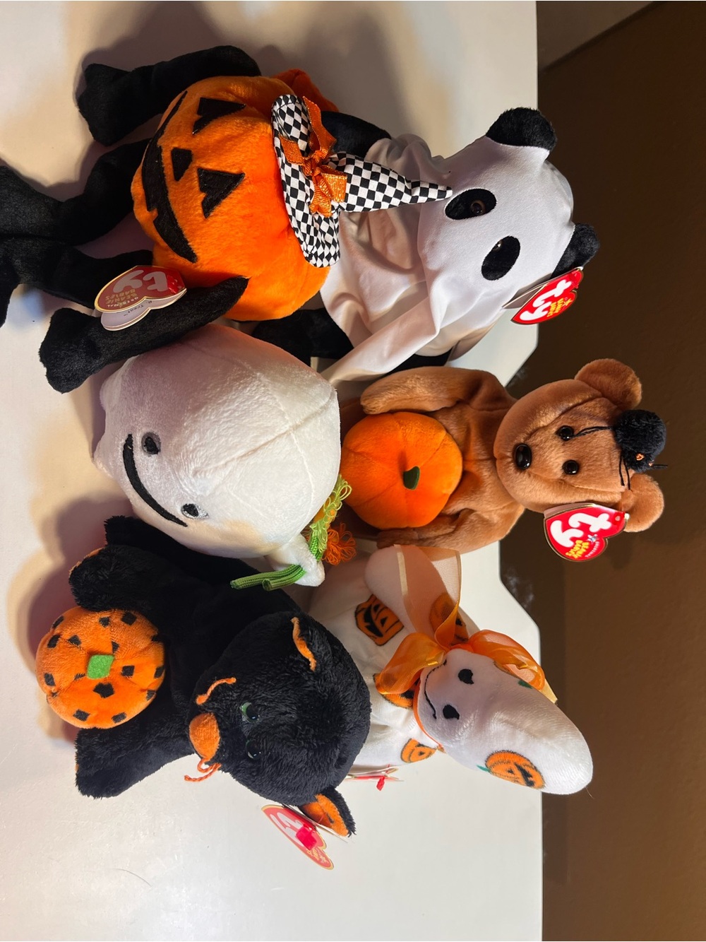 Ty Halloween Beanie Babies Plush Set of 6